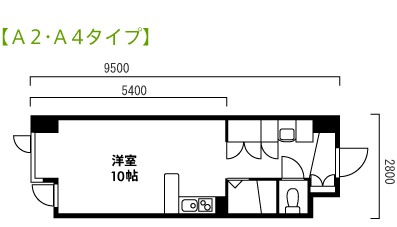 間取り　A２タイプ